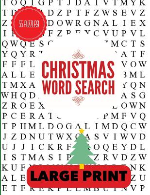 Christmas Word Search Large Print: Christmas Word Find, Christmas Puzzles, Large Print Word Search, Large Print Word Find - Puzzle Pyramid