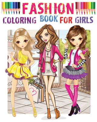 Fashion Coloring Book for girls: Color Me Fashion & Beauty - Violet