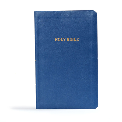 KJV Gift and Award Bible, Blue Imitation Leather - Holman Bible Staff