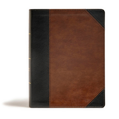CSB Tony Evans Study Bible, Black/Brown Leathertouch - Tony Evans