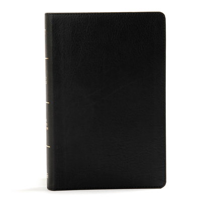 KJV Large Print Personal Size Reference Bible, Black Leathertouch - Holman Bible Staff