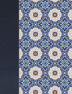 Rvr 1960 Biblia de Apuntes, Piel Fabricada Y Mosaico Crema Y Azul - B&h Espa�ol Editorial