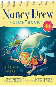 Coperta cărții 'The Big Island Burglary, Volume 14 - Carolyn Keene'