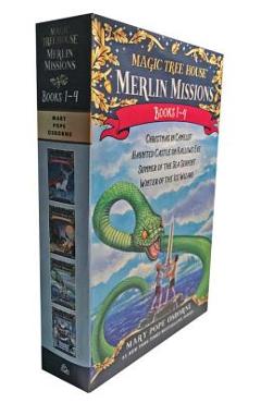 Coperta cărții 'Magic Tree House Merlin Missions Books 1-4 Boxed Set - Mary Pope Osborne'