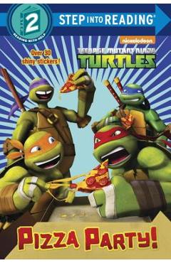 Coperta cărții 'Pizza Party! (Teenage Mutant Ninja Turtles) - Random House'