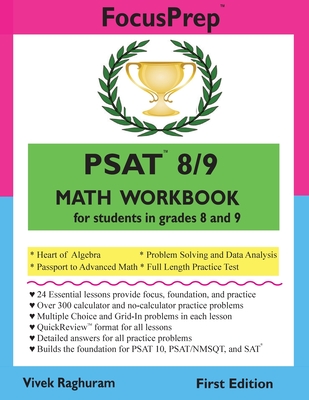 PSAT 8/9 MATH Workbook: for students in grades 8 and 9. - Vivek Raghuram