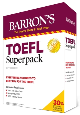TOEFL Superpack: 3 Books + Practice Tests + Audio Online - Pamela J. Sharpe