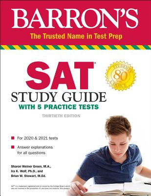SAT Study Guide with 5 Practice Tests - Sharon Weiner Green