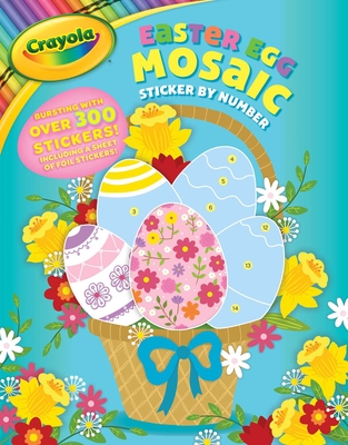 Crayola Easter Egg Mosaic Sticker by Number, Volume 11 - Buzzpop