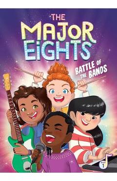 Coperta cărții 'The Major Eights 1: Battle of the Bands, Volume 1 - Melody Reed'