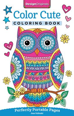 Color Cute Coloring Book: Perfectly Portable Pages - Jess Volinski