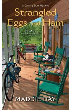 Coperta cărții 'Strangled Eggs and Ham - Maddie Day'