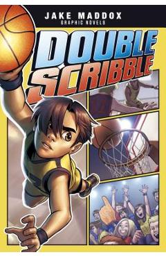 Coperta cărții 'Double Scribble - Jake Maddox'