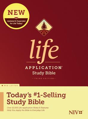 NIV Life Application Study Bible, Third Edition (Red Letter, Hardcover) - Tyndale