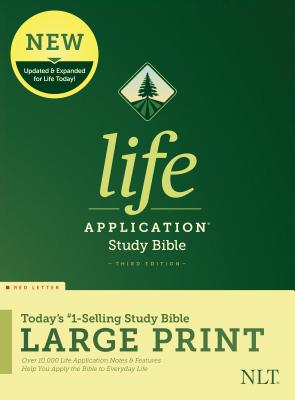 NLT Life Application Study Bible, Third Edition, Large Print (Red Letter, Hardcover) - Tyndale