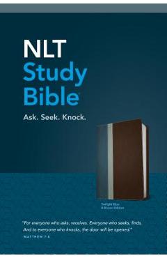 Coperta cărții 'NLT Study Bible, Tutone - Tyndale'