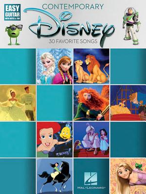 Coperta cărții 'Contemporary Disney: Easy Guitar with Tab - Hal Leonard Corp'