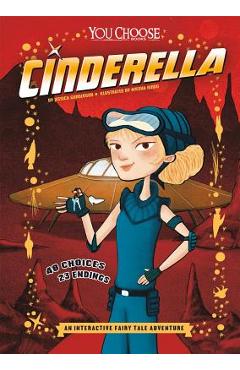 Coperta cărții 'Cinderella: An Interactive Fairy Tale Adventure - Jessica Gunderson'