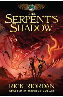 Coperta cărții 'The Serpent's Shadow: The Graphic Novel - Rick Riordan'