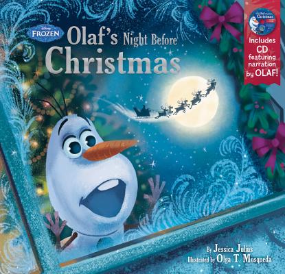 Frozen Olaf's Night Before Christmas Book & CD - Disney Book Group