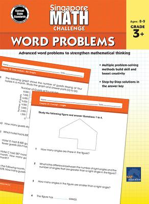 Singapore Math Challenge Word Problems, Grades 3 - 5 - Singapore Math