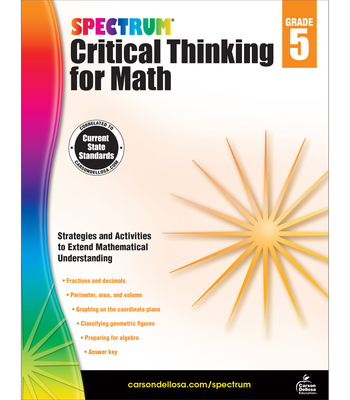 Spectrum Critical Thinking for Math, Grade 5 - Spectrum