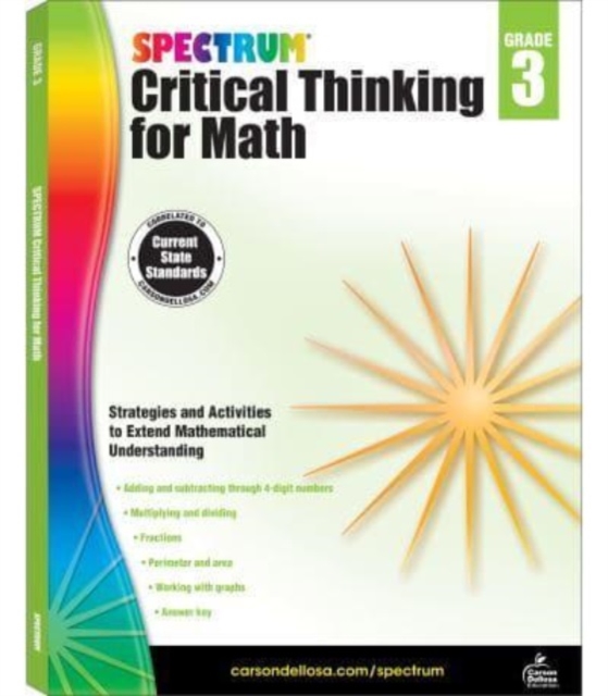 Spectrum Critical Thinking for Math, Grade 3 - Spectrum