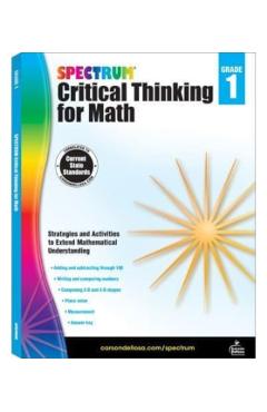 Spectrum Critical Thinking for Math, Grade 1 - Spectrum