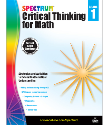 Spectrum Critical Thinking for Math, Grade 1 - Spectrum