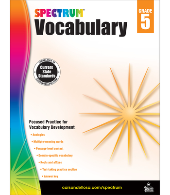 Spectrum Vocabulary, Grade 5 - Spectrum