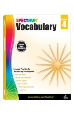 Spectrum Vocabulary, Grade 4 - Spectrum