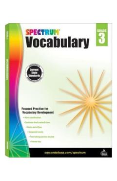 Spectrum Vocabulary, Grade 3 - Spectrum