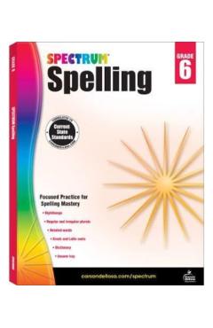 Spectrum Spelling, Grade 6 - Spectrum