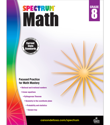 Spectrum Math Workbook, Grade 8 - Spectrum