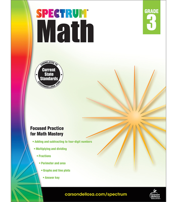 Spectrum Math Workbook, Grade 3 - Spectrum