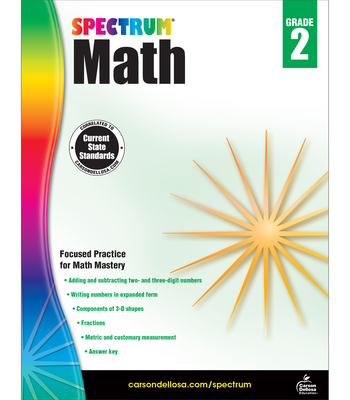 Spectrum Math Workbook, Grade 2 - Spectrum