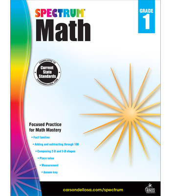 Spectrum Math Workbook, Grade 1 - Spectrum