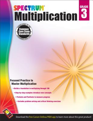 Spectrum Multiplication, Grade 3 - Spectrum