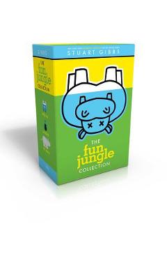 Coperta cărții 'The Funjungle Collection: Belly Up; Poached; Big Game - Stuart Gibbs'