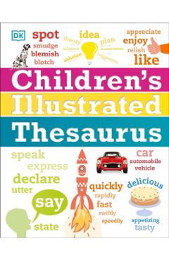 Coperta cărții 'Children's Illustrated Thesaurus - Dk'