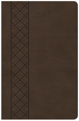 CSB Ultrathin Reference Bible, Value Edition, Brown Leathertouch - Csb Bibles By Holman