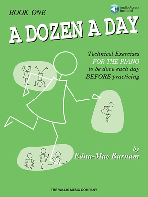 A Dozen a Day Book 1 - Book/Audio - Edna Mae Burnam