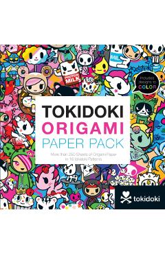 Tokidoki Origami Paper Pack: More Than 250 Sheets of Origami Paper in 16 Tokidoki Patterns - Tokidoki