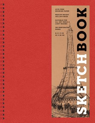Sketchbook (Basic Large Spiral Red), Volume 4 - Sterling Publishing Company