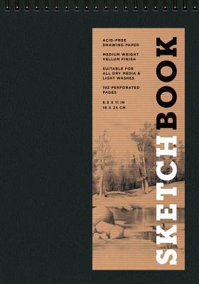 Sketchbook (Basic Medium Spiral Fliptop Landscape Black) - Sterling Publishing Company