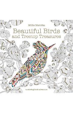 Coperta cărții 'Beautiful Birds and Treetop Treasures - Millie Marotta'