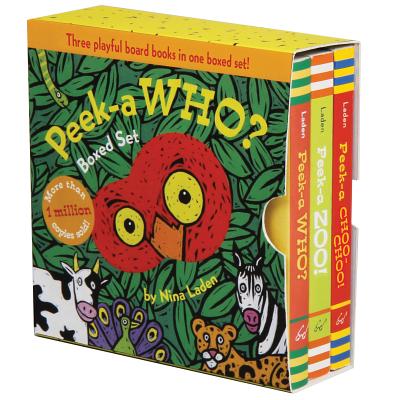 Peek-A Who? Boxed Set: (children's Animal Books, Board Books for Kids) - Nina Laden