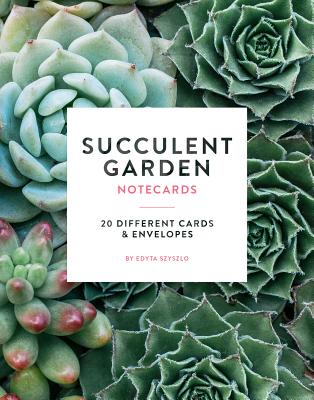Succulent Garden Notecards: 20 Different Cards and Envelopes - Edyta Szyszlo
