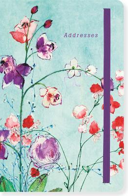 Fuchsia Blooms Address Book - Inc Peter Pauper Press