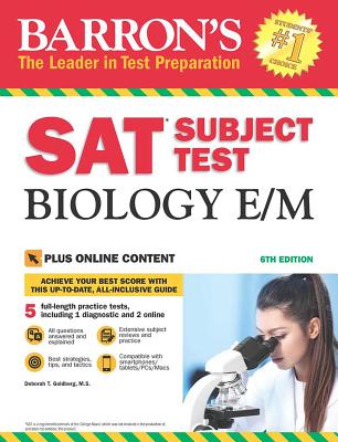 SAT Subject Test Biology E/M with Online Tests - Deborah T. Goldberg